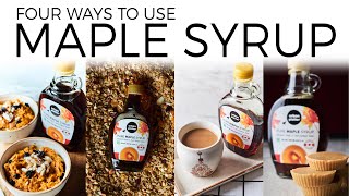 4 Ways To Use Maple Syrup  Maple Syrup Recipes  Delicious Homemade Recipes [upl. by Partan687]