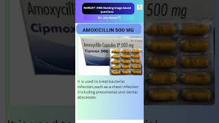 Amoxicillin 500mg Tab Norcet 08 image Base Question  RRB Nursing Officer mcq ytshorts [upl. by Fridlund]