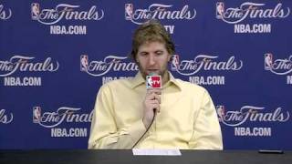 Post Game Dirk Nowitzki [upl. by Gwynne]