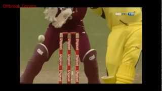 UNPLAYABLE Sunil Narine Carrom BallDoosraKnuckle Ball To Clint McKay [upl. by Parcel427]