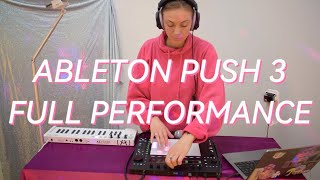 improvised performance with ableton push 3 [upl. by Regazzi]