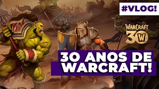 30 ANOS DE WARCRAFT Primeias impressões sobre o evento [upl. by Aidualk]