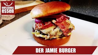 REZEPT JAMIE BURGER schnell und einfach selber machen [upl. by Aizan]