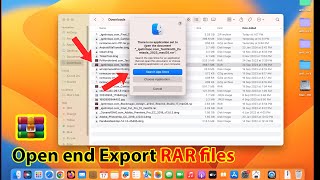 How to open rar files on mac [upl. by Judye]