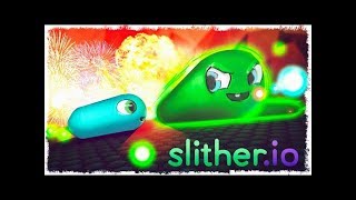 Slither io TROLLING BAD SNAKE vs 990500 SNAKES Slither io World Record Slitherio Funny Moments [upl. by Melone835]