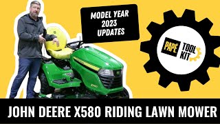 John Deere X580 Riding Lawn Mower [upl. by Brenner]