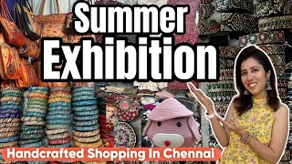 Summer Exhibition  Handcrafted Shopping in Chennai  CoOptex Exhibition Ground Egmore [upl. by Acinemod]