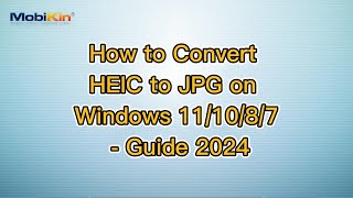 How to Convert HEIC to JPG on Windows 111087  Guide 2024 [upl. by Clougher762]