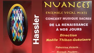 Dixit Maria  Hassler Ensemble vocal mixte Nuances [upl. by Groh]