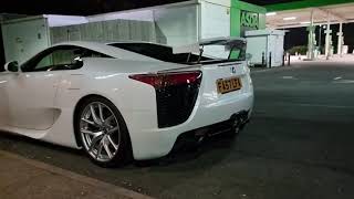 Lexus LFA start up and flyby sound [upl. by Marmaduke]