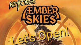 Keyforge Aember Skies Lets Open Part 3 [upl. by Daryn]