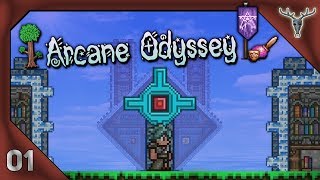 Terraria  Arcane Odyssey  Part 1 A New World [upl. by Alegnave]