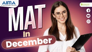 MAT In December 2024 How To Crack MAT Exam Important Dates  Preparation Strategy [upl. by Aiouqahs]