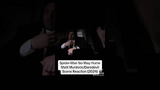 Matt Murdock No Way Home Theater Reaction spiderman marvel daredevil nowayhome [upl. by Milak817]