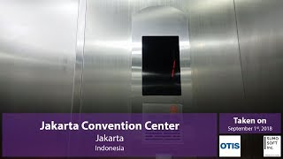 Refurbished Otis Traction LiftElevator at Jakarta Convention Center [upl. by Maitund]