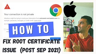 HOW TO fix Root Certificate Issue on Mac which expired on Sept 30th 2021 [upl. by Ysor160]