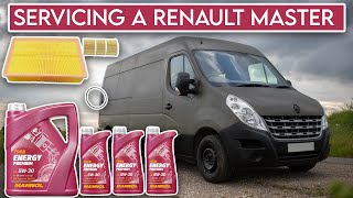 How to do an Oil amp Filter Service on a Renault Master  Vauxhall Movano [upl. by Nicole]