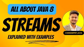 Mastering Java Streams Comprehensive Guide with Examples🚀 [upl. by Tessi]