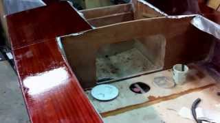 Boat building  How to bright finish with varnish over fiberglassand epoxy [upl. by Dorkus199]