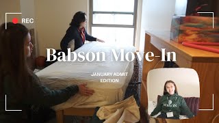 Babson College January Admit MoveIn  Babson College Series babson freshman [upl. by Anonyw]