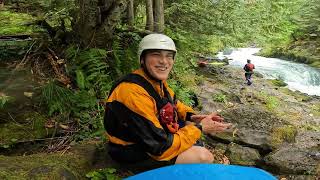 Leading a first timer down the Orletta at 15Brooks Foster kayaking [upl. by Kosak968]