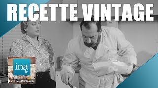 Recette  Les glaces de Raymond Oliver  Archive INA [upl. by Varrian]