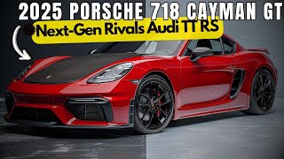 🔥 NEW 2025 PORSCHE 718 CAYMAN GTS 40 FIRST LOOK [upl. by Owiat]