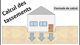 Formule de calcul des tassements  Settlement calculation formula [upl. by Noreg831]