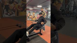 Seated cable row🔥motivation youtube shorts [upl. by Sargent]