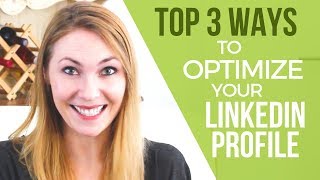 How To Optimize Your Linkedin Profile  3 HIGHEST RANKING Things You Can Do [upl. by Aketal833]