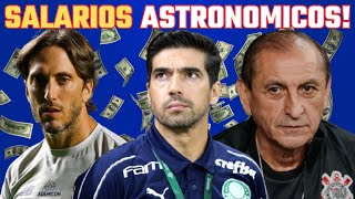 10 TÉCNICOS MAIS BEM PAGOS DO FUTEBOL BRASILEIRO EM 2024💵 [upl. by Acirtap]