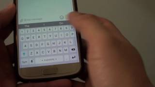 Samsung Galaxy S7 How to Enable  Disable Keyboard Swipe Continous Input [upl. by Ahsienroc]