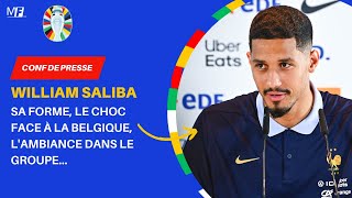 Sa forme le choc face à la Belgique lambiance dans le groupe La conf de William Saliba [upl. by Aniuqaoj]