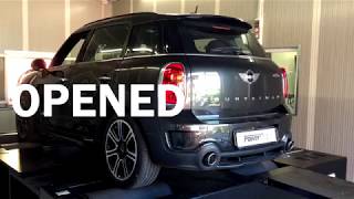 MINI COUNTRYMAN JCW SCARICO CON VALVOLA TELECOMANDATA [upl. by Arela]