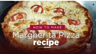 pizza  How To Make Margherita Pizza Recipe  khana Khazana Atul chef [upl. by Eanal]