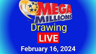 Mega Millions Drawing Results Live Friday February 16 2024  mega Millions Drawing [upl. by Nerag]