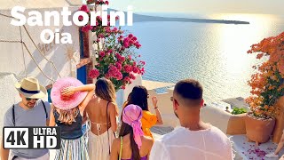 Oia Santorini Greece 🇬🇷  September 2022  4K HDR 60fps  Walking Tour [upl. by Hepsoj566]