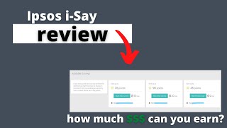 Ipsos iSay Review What Can YOU Really Earn [upl. by Eirod]