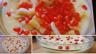 FRUIT CUSTARD Recipe Easy Creamy Summer Dessert [upl. by Whitaker852]