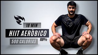 Treino FÁCIL para Emagrecer Rápido  100 AERÓBICO  🔥500 Calorias em 18 minutos [upl. by Foskett]