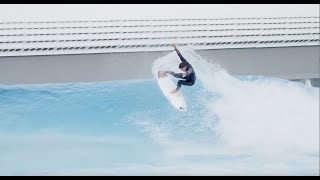 Zeke Lau at Wave Park Wavegarden surf park at South Korea [upl. by Graf180]