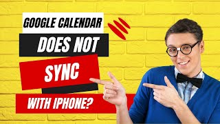 Google Calendar Does Not Sync With iPhone [upl. by Nolitta]