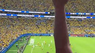 Colombia Goal Jefferson Lerma Goal Copa America 2024 Semi Final Stadium View [upl. by Aurthur755]