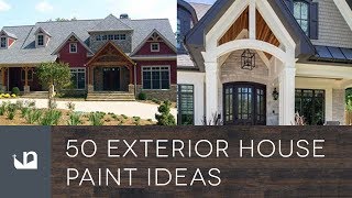 50 Exterior House Paint Ideas [upl. by Hoi]