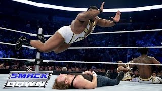 Roman Reigns amp Dean Ambrose vs The New Day SmackDown Sept 3 2015 [upl. by Klinges]