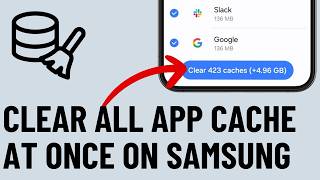 How to Clear All App Cache At Once on Samsung Phone [upl. by Linnette424]