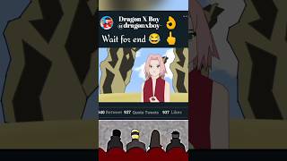 Sakura VS Madara😂notyourtype hardtoonz rgbucketlist funny shorts naruto anime viral [upl. by Donaugh]