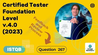 ISTQB Foundation level v40 2023 Question 267 [upl. by Nilyac]