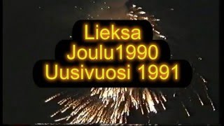 Lieksa Joulu 1990 Uusivuosi 1991 [upl. by Willow303]