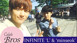 INFINITE L amp Minseok Celeb Bros S6 EP2 quotWere bestiesquot [upl. by Honebein]